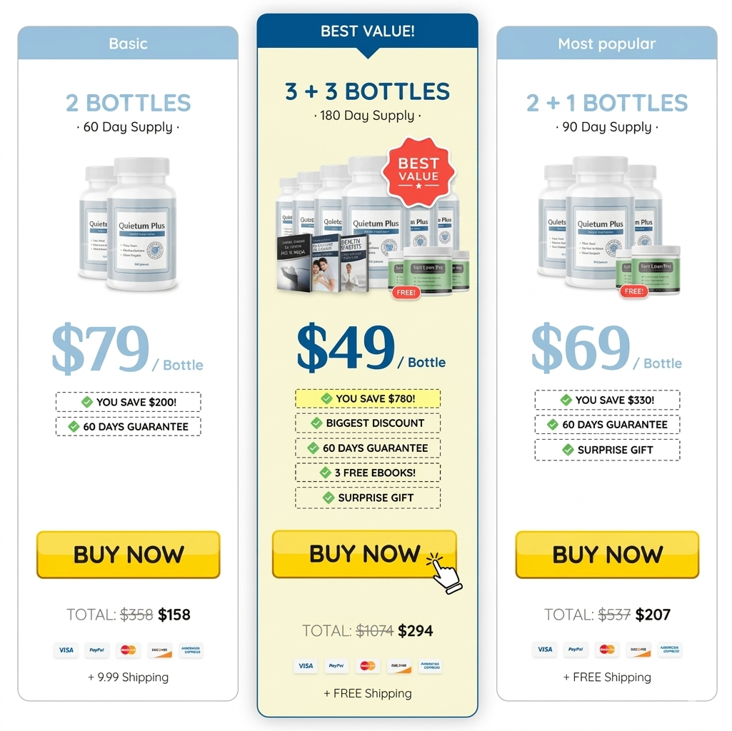 Comparative pricing architecture displaying direct sales bundles, maximum tier discounts, and institutional purchasing options with complimentary shipping.