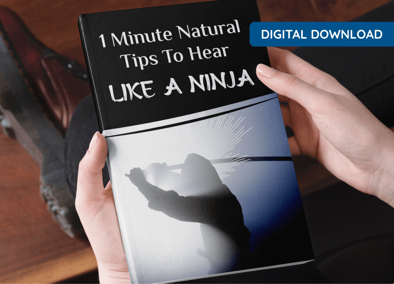 Digital library overview highlighting three complimentary educational bonuses focusing on natural auditory amplification and rapid equilibrium restoration.